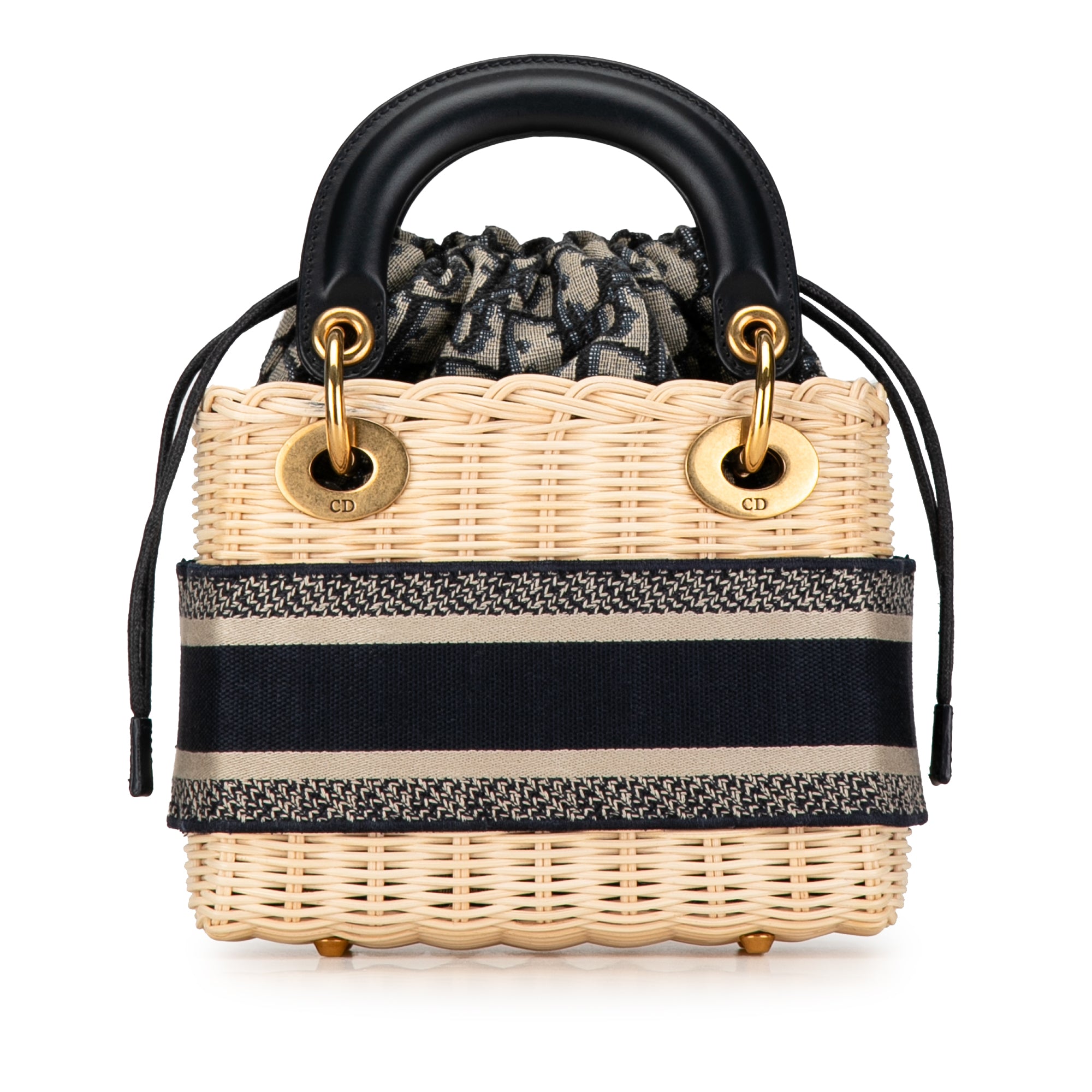 Mini Oblique Wicker Lady Dior