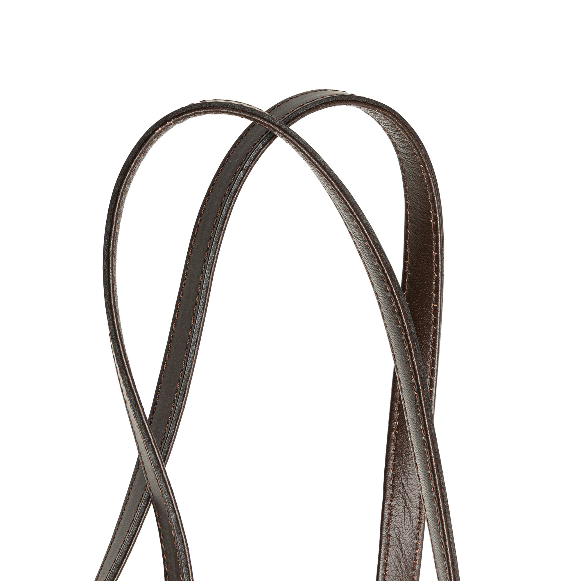 House Check Trimmed Leather Shoulder Bag