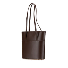 House Check Trimmed Leather Shoulder Bag