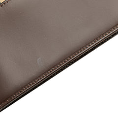 House Check Trimmed Leather Shoulder Bag