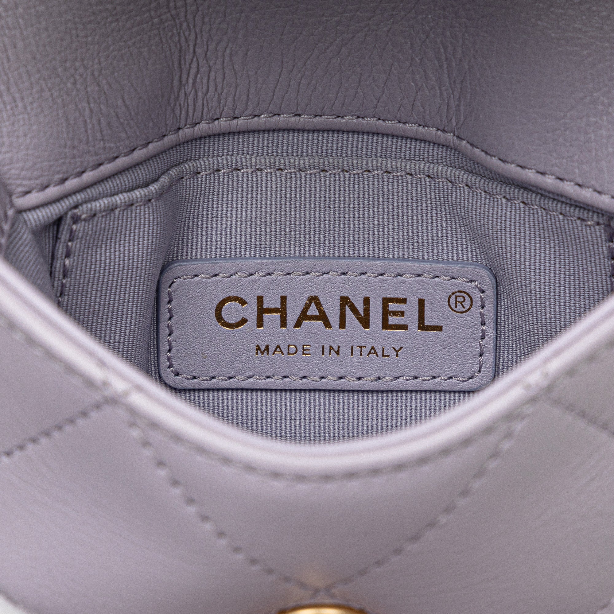 Mini Quilted Calfskin Framing Chain Flap