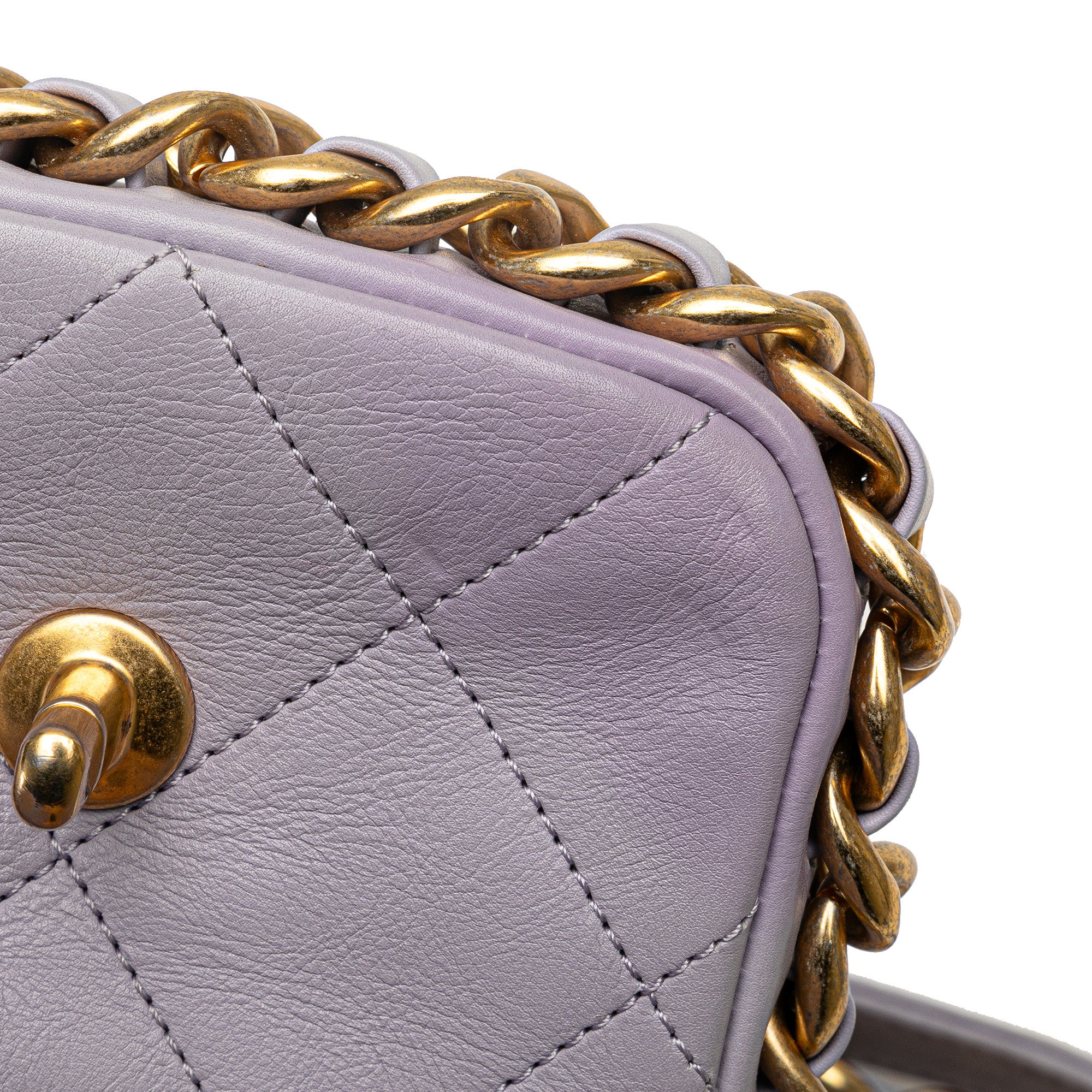 Mini Quilted Calfskin Framing Chain Flap