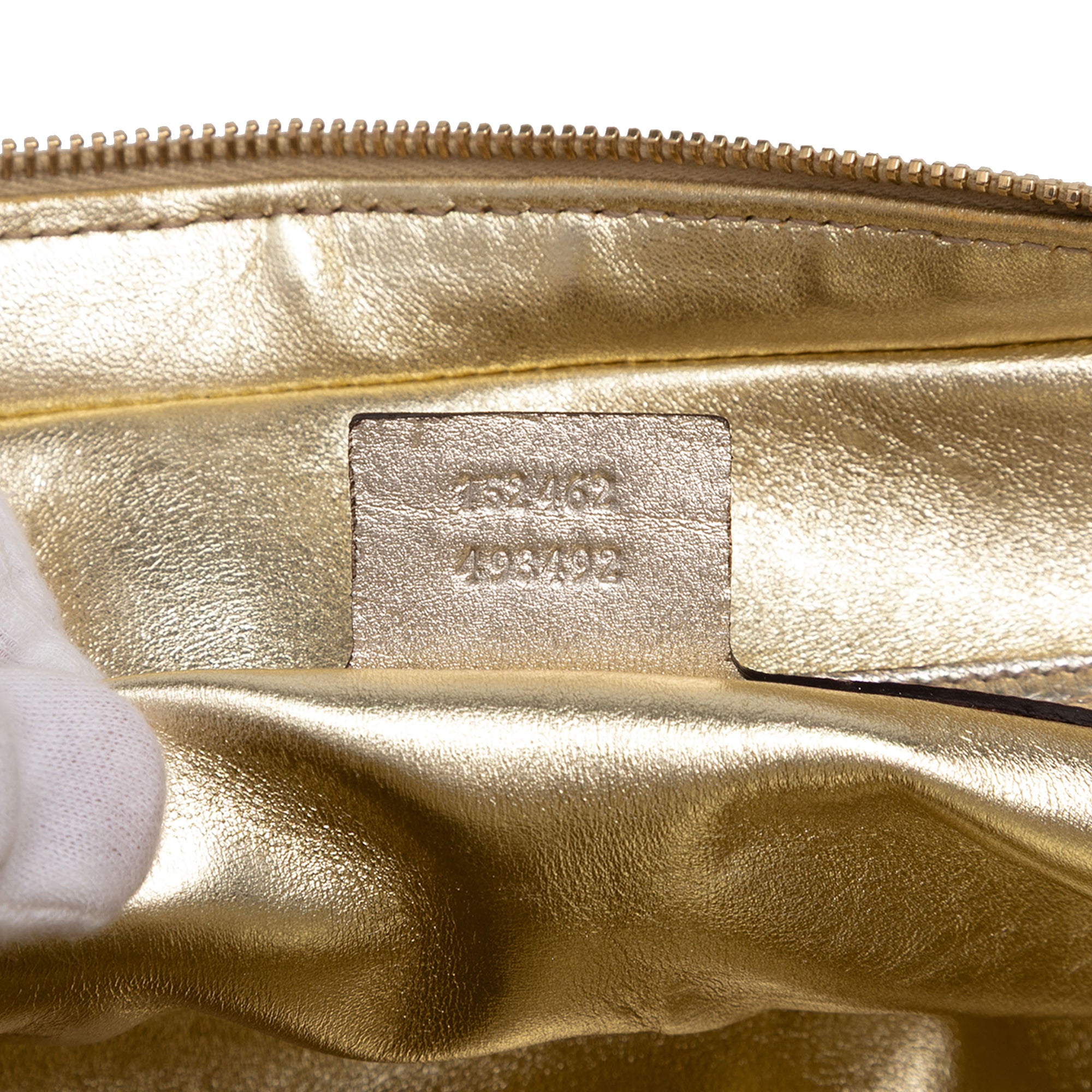 Small Leather Web Capri Shoulder Bag