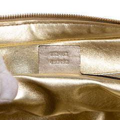 Small Leather Web Capri Shoulder Bag