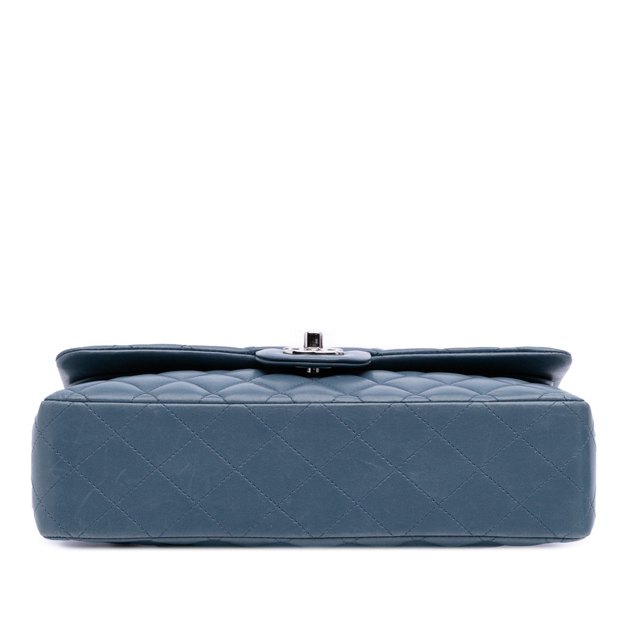 Medium Classic Lambskin Double Flap