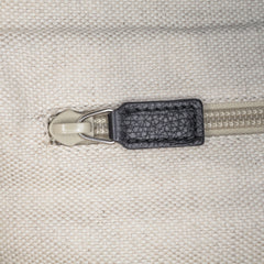 Leather Web Messenger Bag