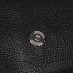 Leather Web Messenger Bag
