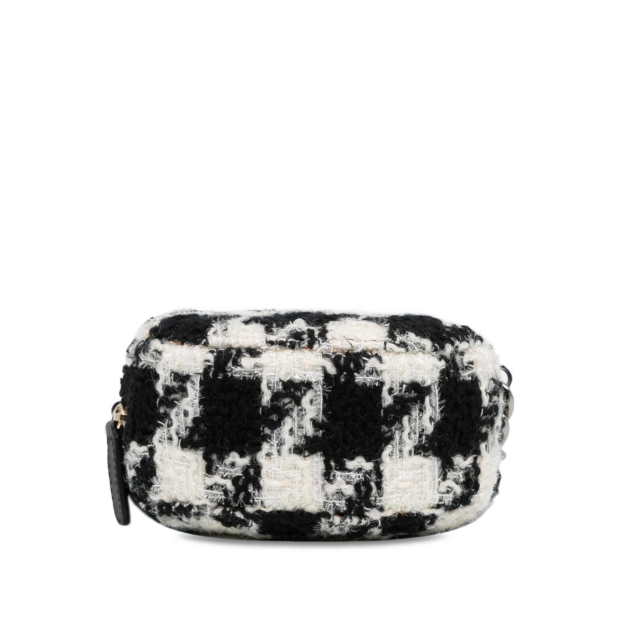 Tweed 19 Round Clutch with Chain