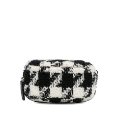 Tweed 19 Round Clutch with Chain