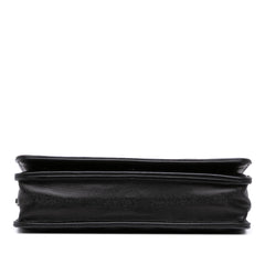 CC Embossed Calfskin Diamond Wallet On Chain