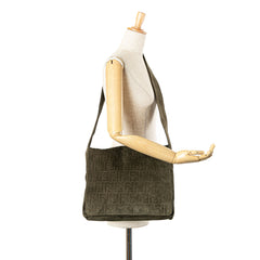 Zucca Suede Messenger Bag
