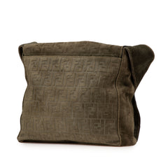 Zucca Suede Messenger Bag