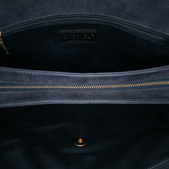 Jumbo Quilted Calfskin Triple Stitched Flap
