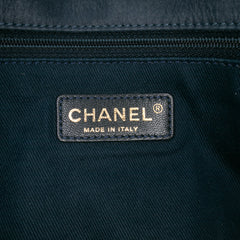 Jumbo Quilted Calfskin Triple Stitched Flap