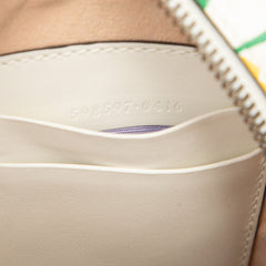 Mini GG Marmont Floral Printed Matelasse Leather Crossbody