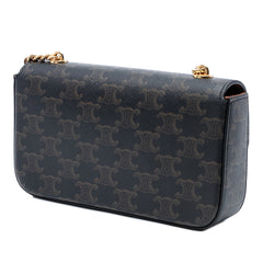 Triomphe Coated Canvas Claude Chain Shoulder Bag