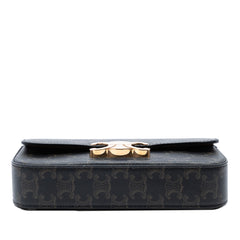 Triomphe Coated Canvas Claude Chain Shoulder Bag