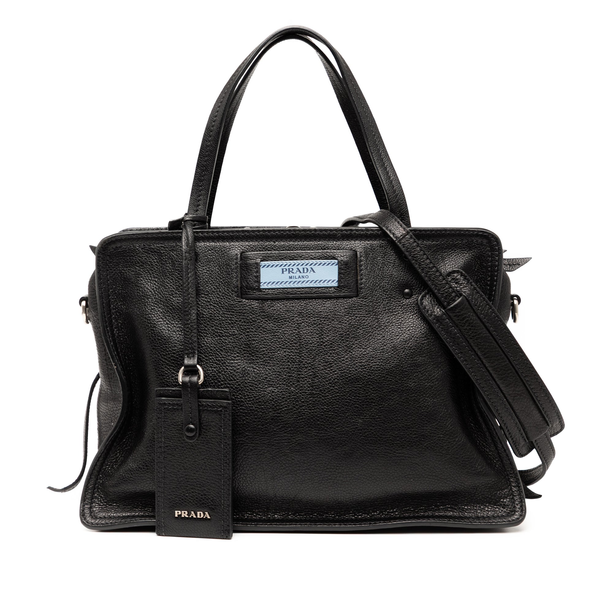 Glace Calfskin Etiquette Satchel