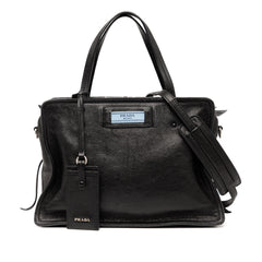 Glace Calfskin Etiquette Satchel
