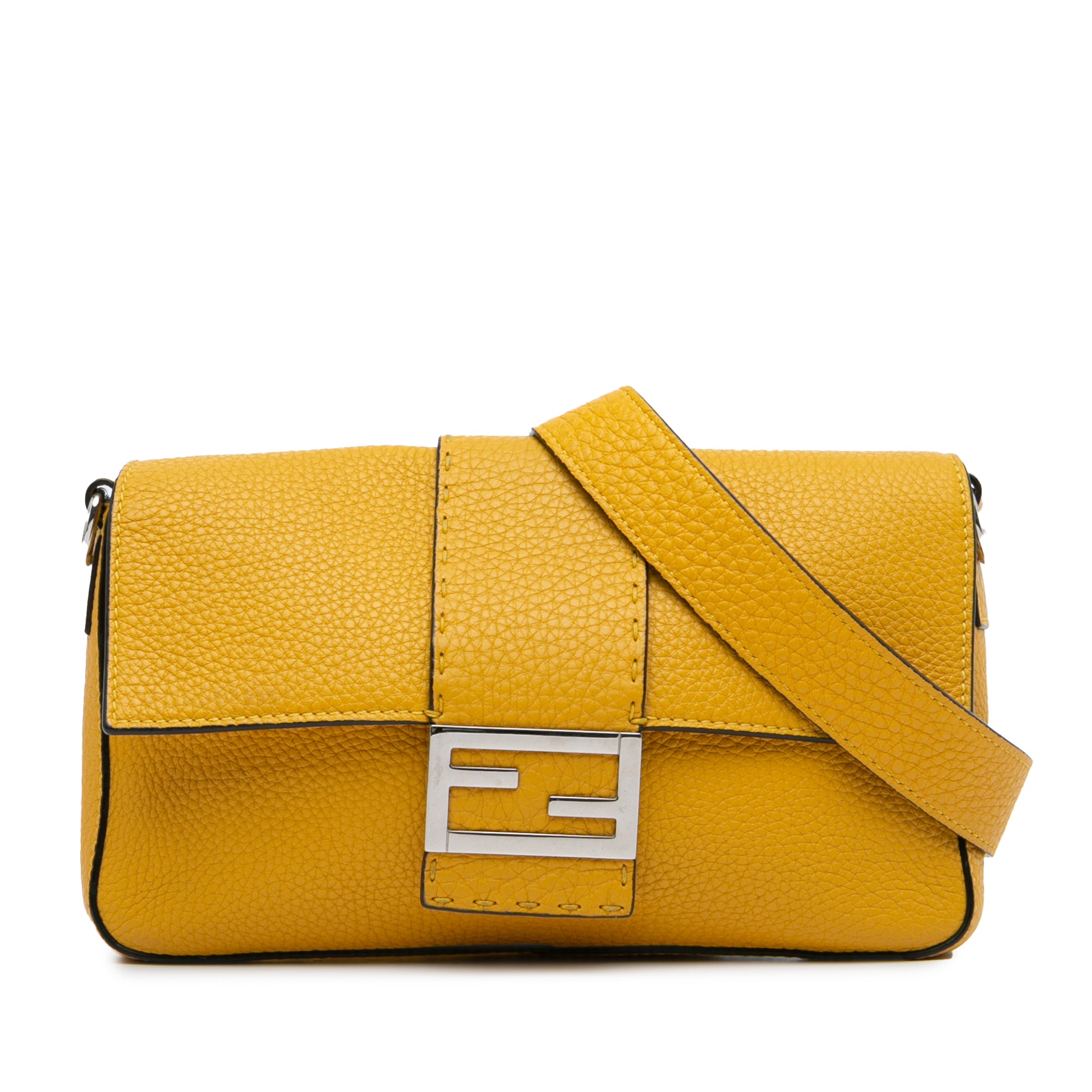 Selleria Calfskin Convertible Baguette Crossbody