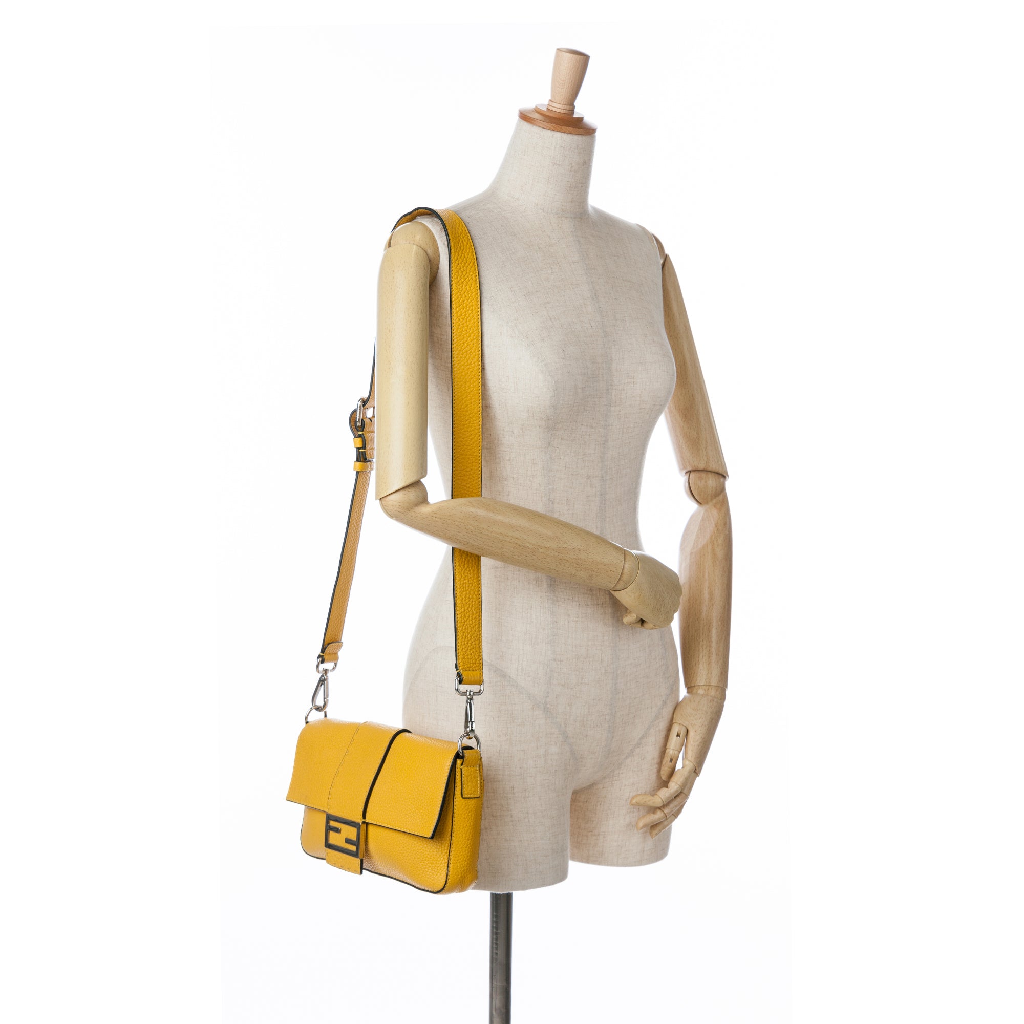 Selleria Calfskin Convertible Baguette Crossbody