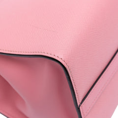 City Calf Trimmed Saffiano Greche Paradigme Bag