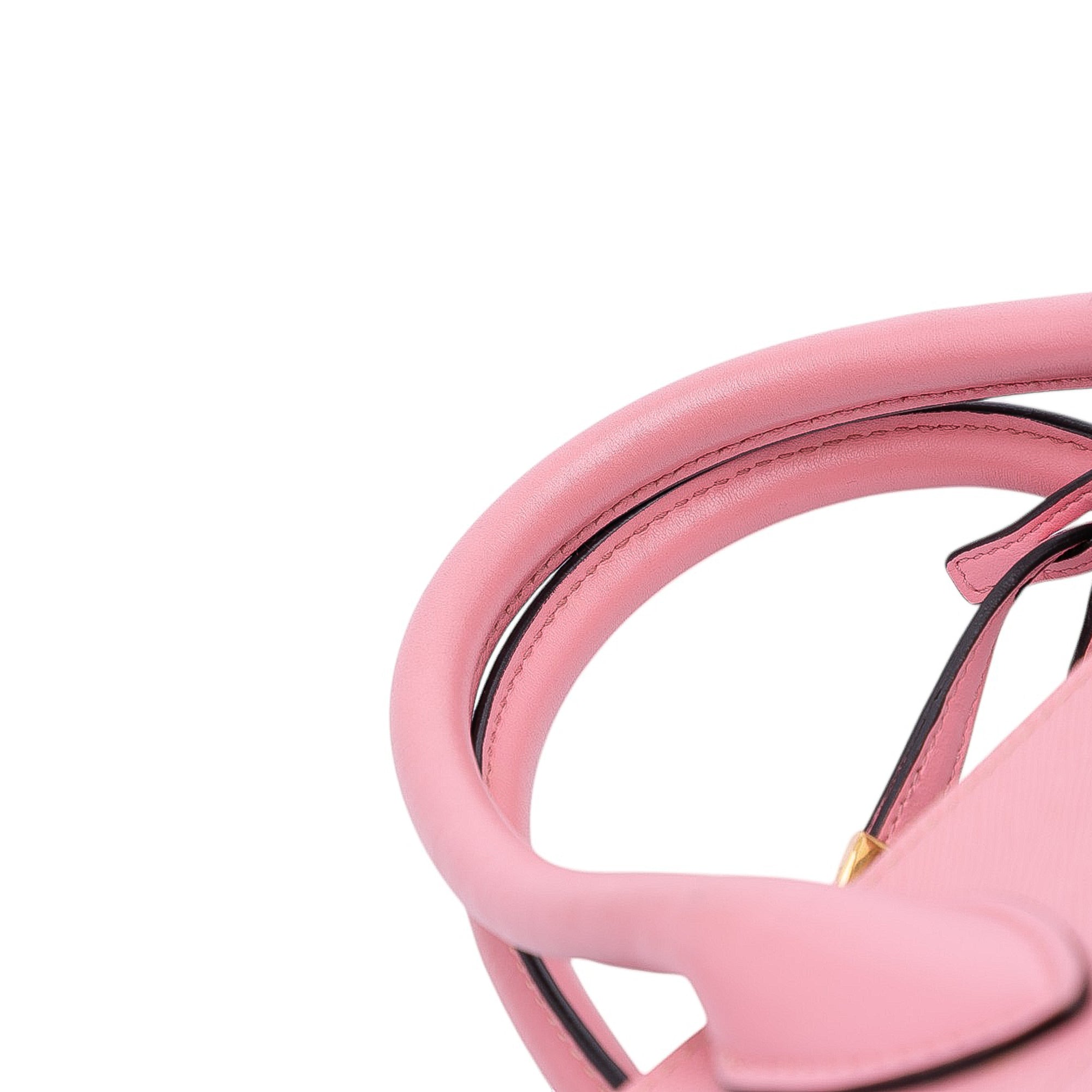 City Calf Trimmed Saffiano Greche Paradigme Bag