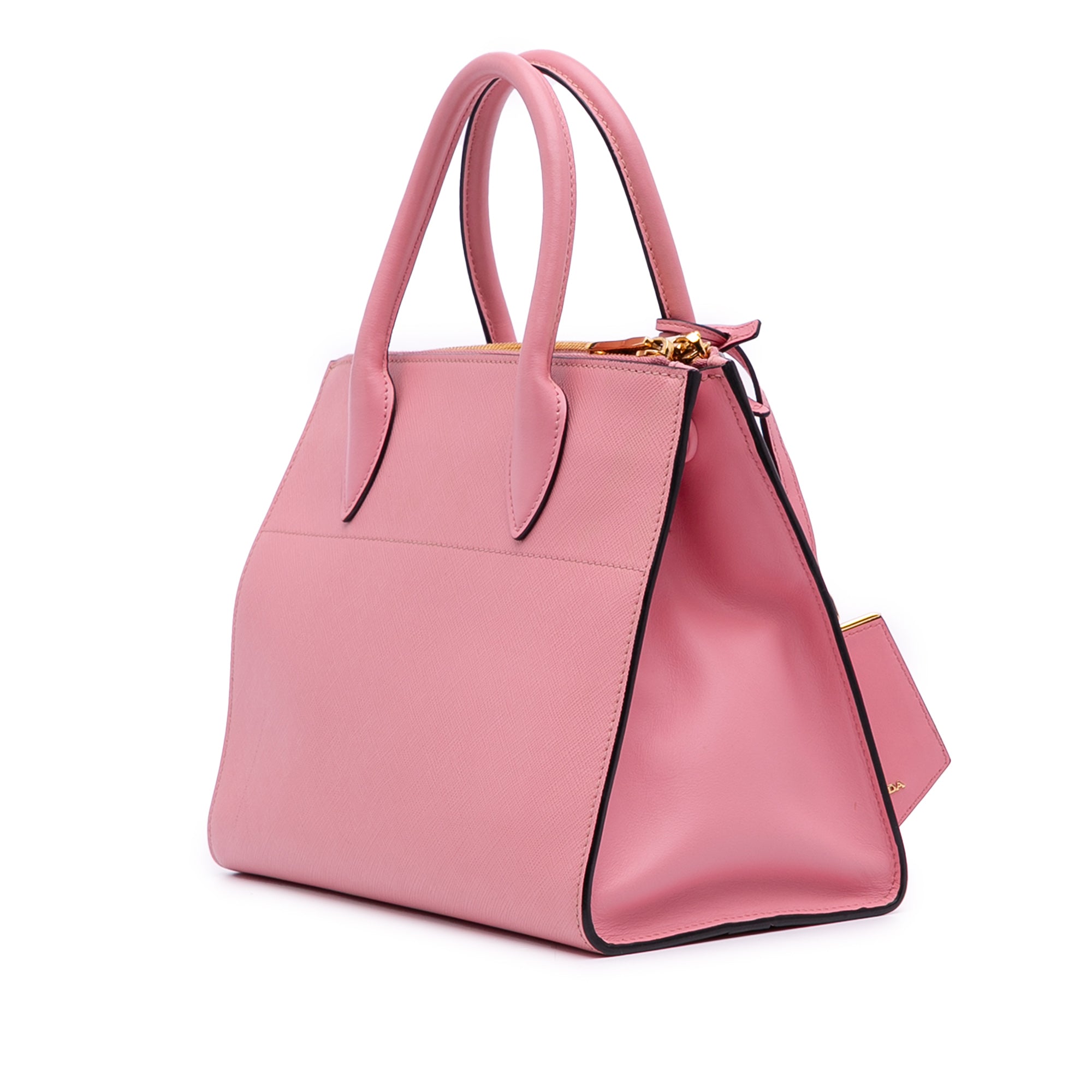 City Calf Trimmed Saffiano Greche Paradigme Bag