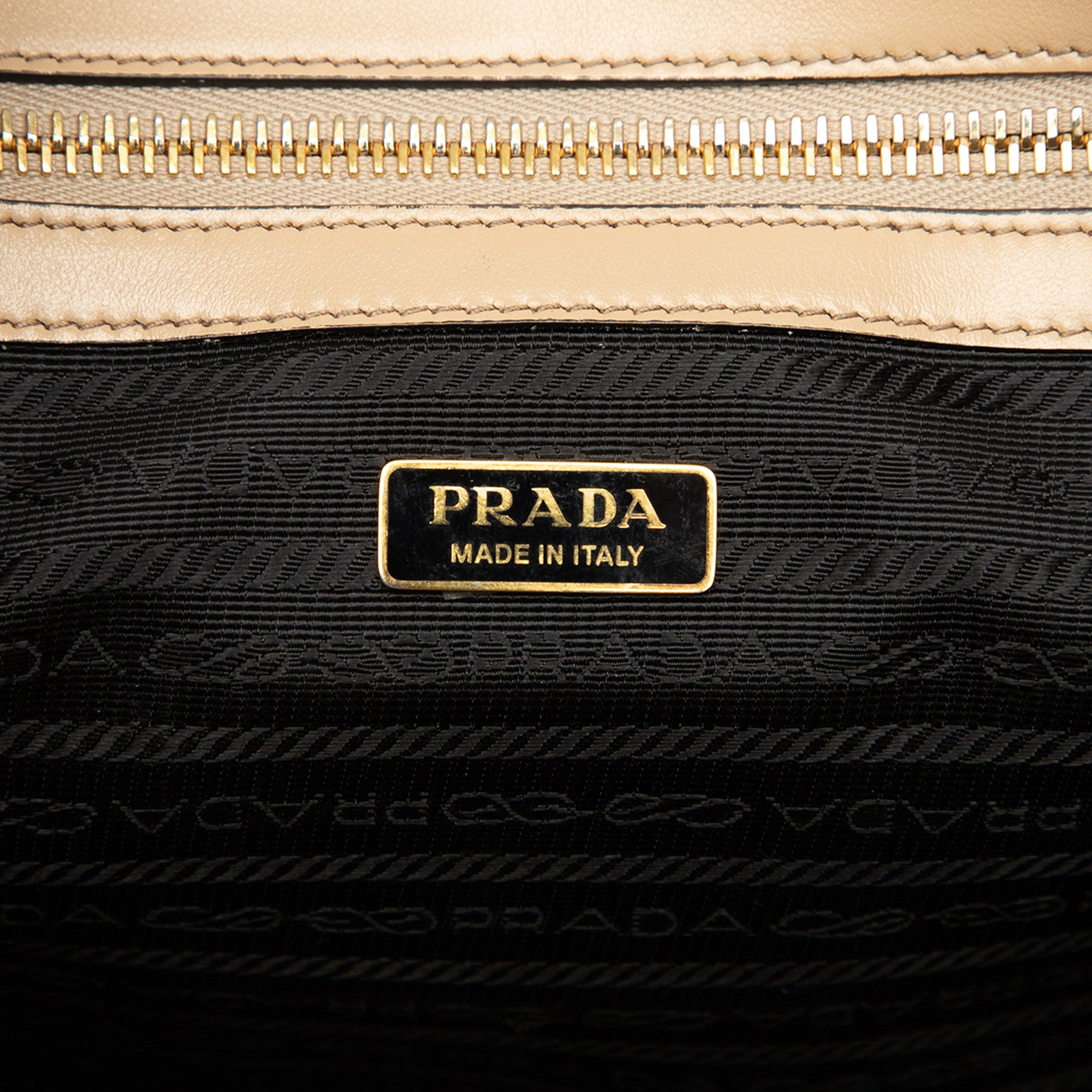 Large Saffiano Lux Embossed Logo Convertible Tote