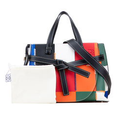 Medium Patchwork Leather Gate Top Handle Satchel