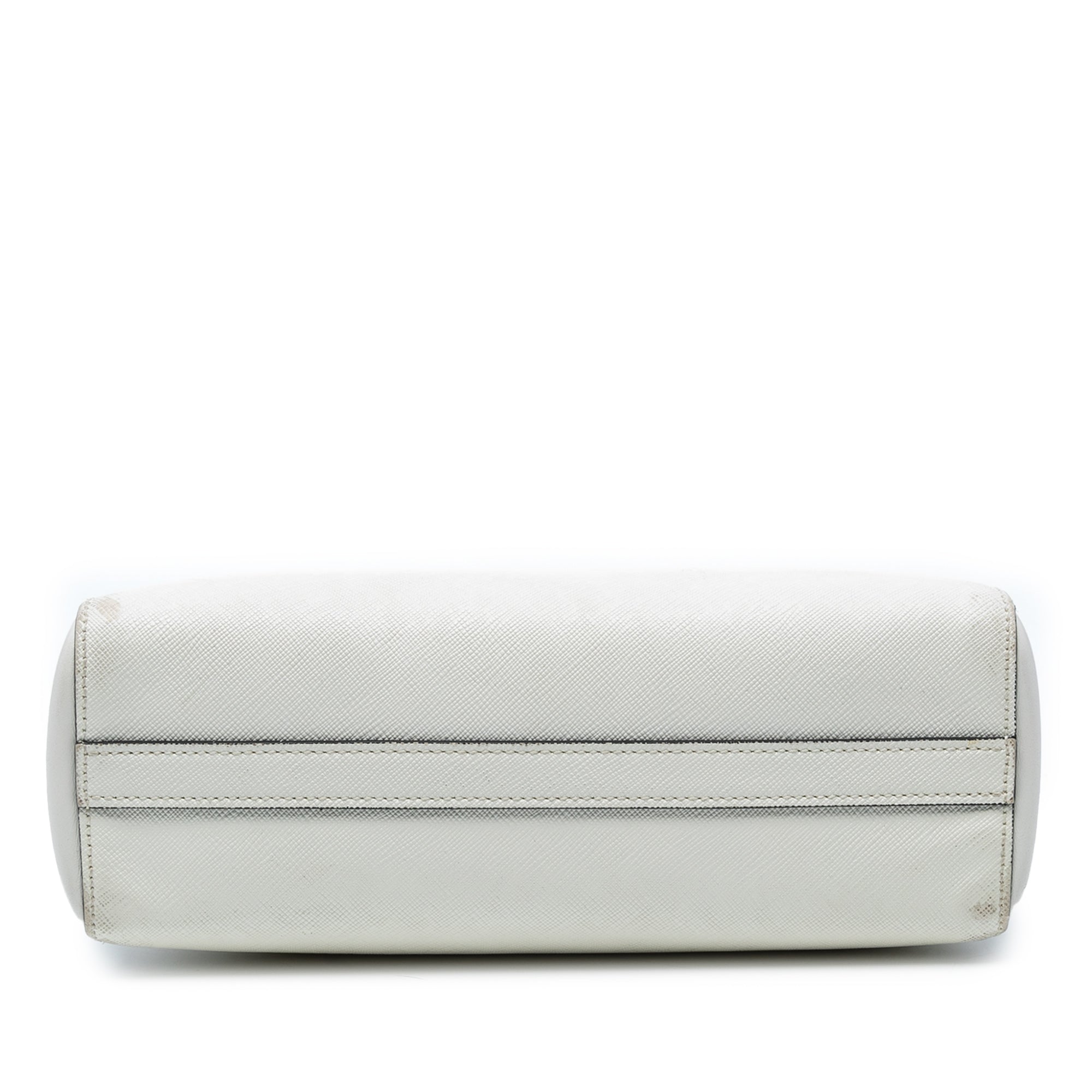 Soft Calf Trimmed Saffiano Lux Open Convertible Tote