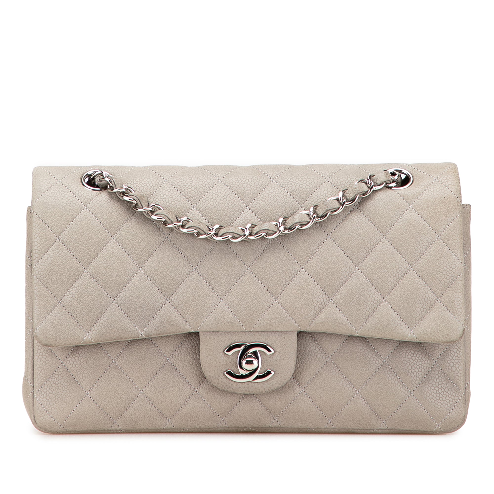 Medium Classic Caviar Double Flap