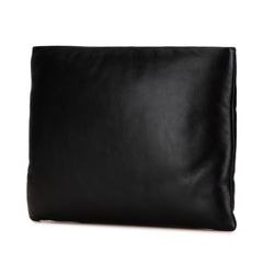 Large Lambskin Puffy Pouch