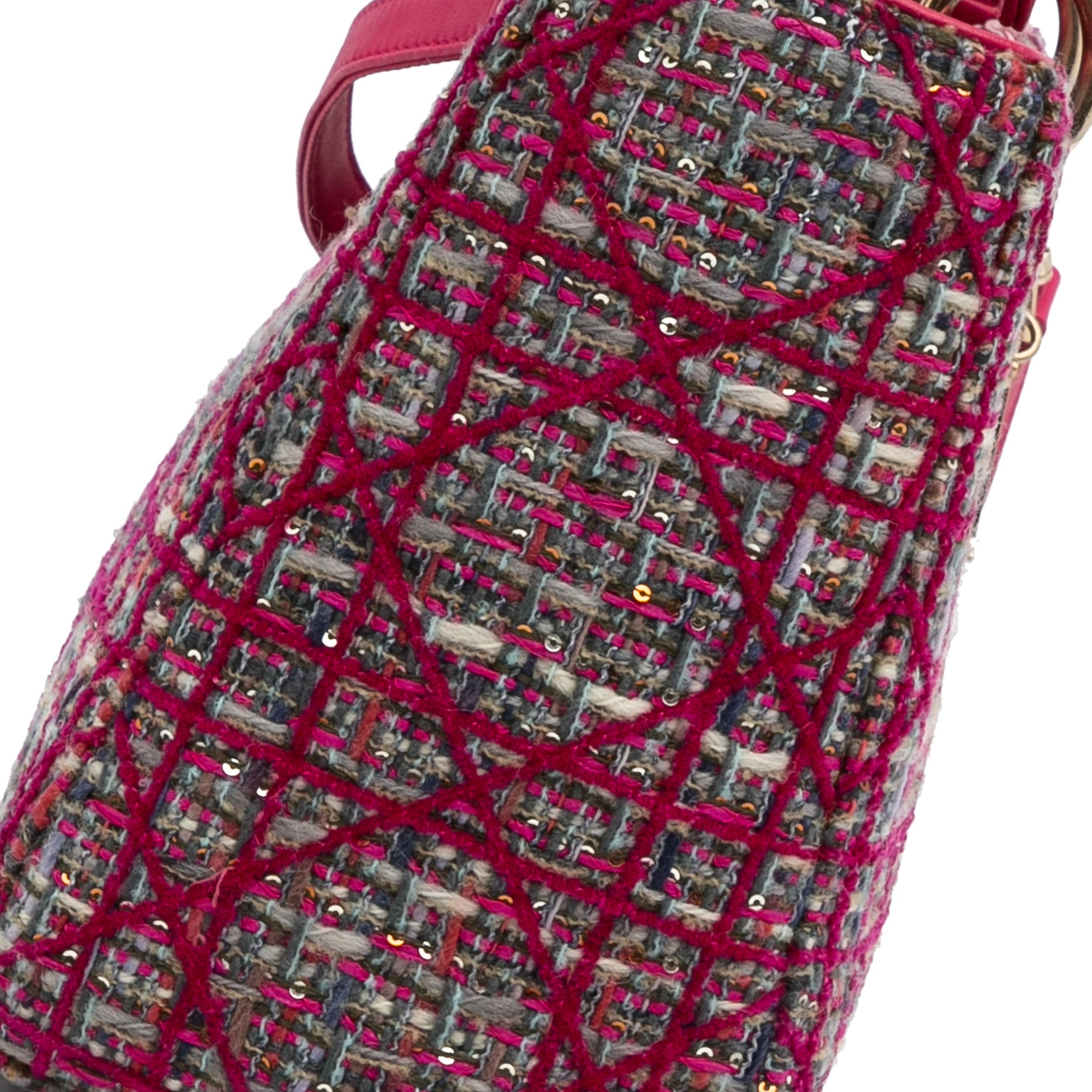 Medium Tweed Macrocannage Lady Dior