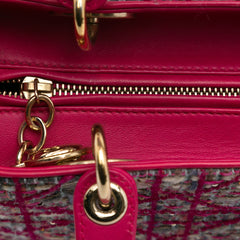 Medium Tweed Macrocannage Lady Dior