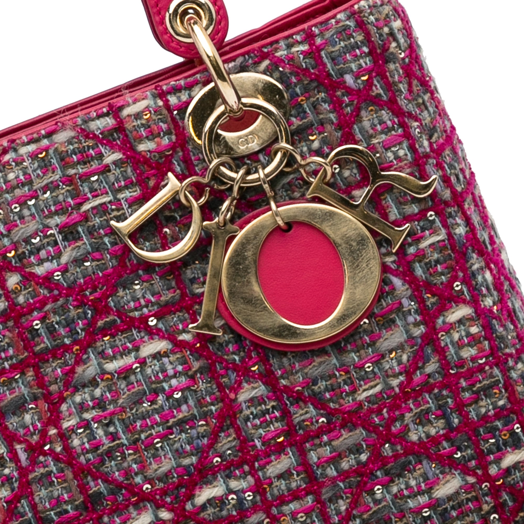 Medium Tweed Macrocannage Lady Dior