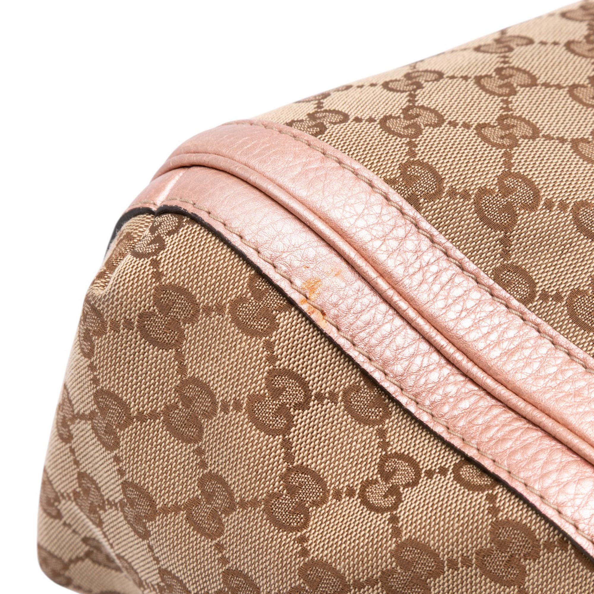 Large GG Canvas Bella Satchel