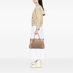 Large GG Canvas Bella Satchel