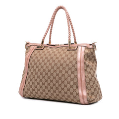 Large GG Canvas Bella Satchel