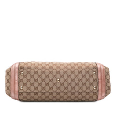 Large GG Canvas Bella Satchel