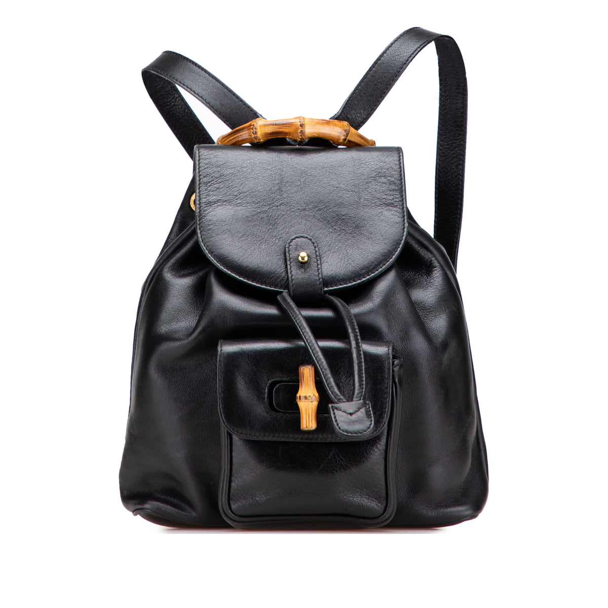 Leather Bamboo Backpack