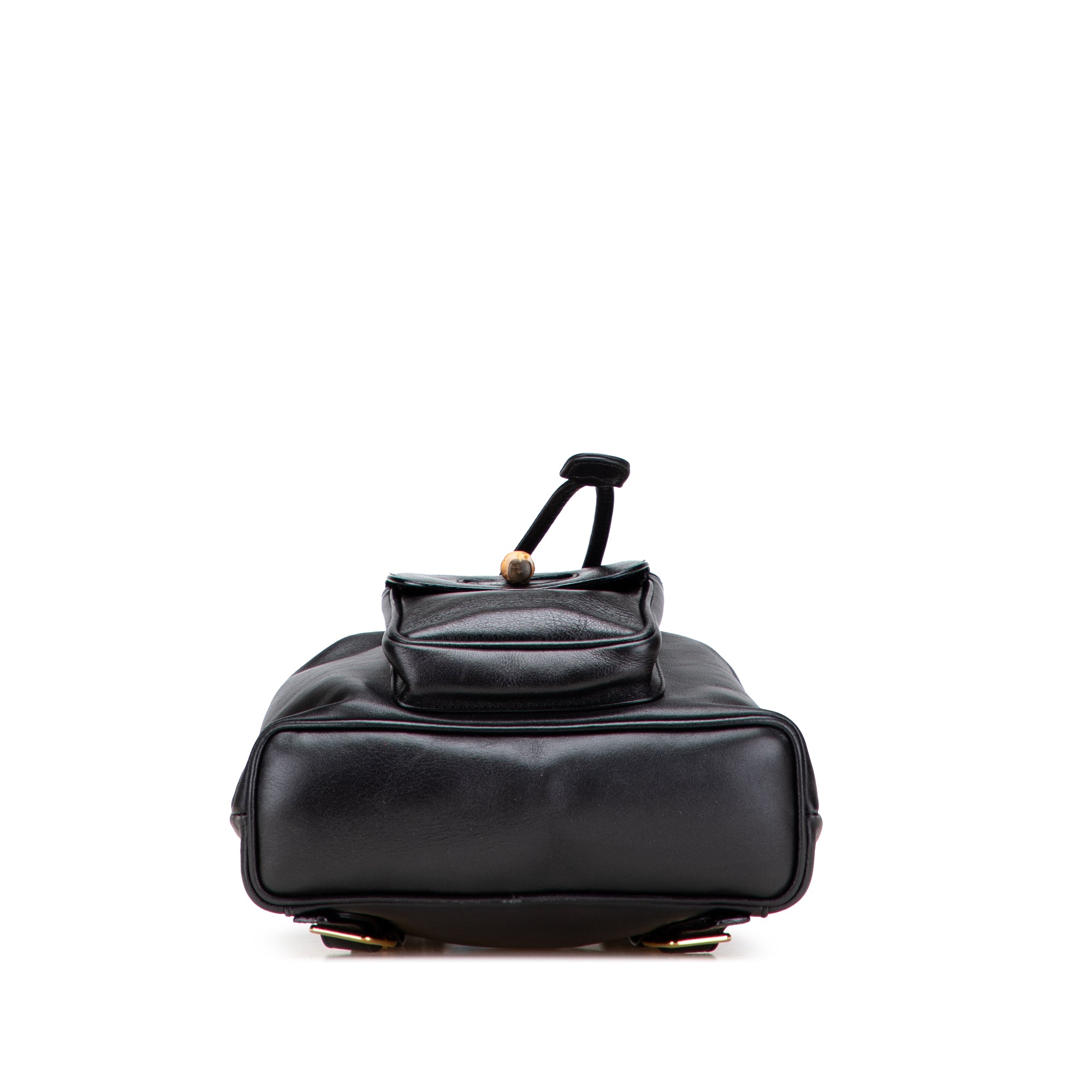 Leather Bamboo Backpack