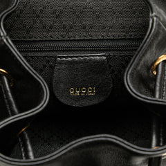 Leather Bamboo Backpack
