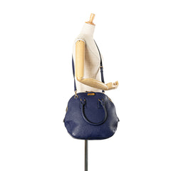 Large Grained Calfskin Heritage Orchard Bowling Bag