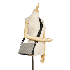 Damier Glitter Taurillon In The Loop Trio Pouch