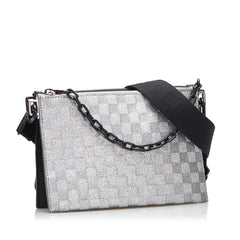 Damier Glitter Taurillon In The Loop Trio Pouch_1