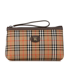 Haymarket Check Canvas Clutch_1