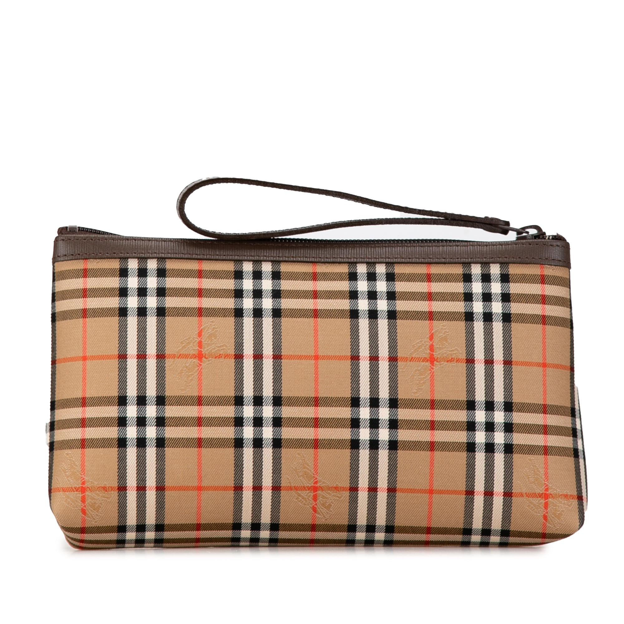 Haymarket Check Canvas Clutch_2