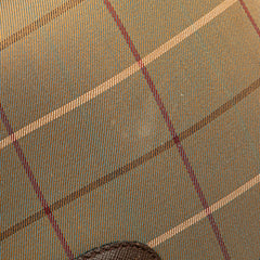 Vintage Check Canvas Wristlet Clutch