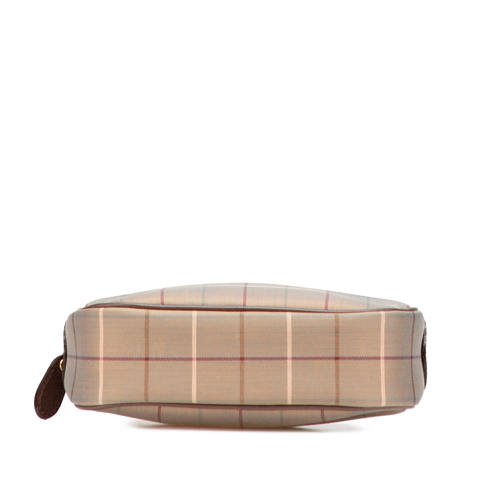 Vintage Check Canvas Clutch